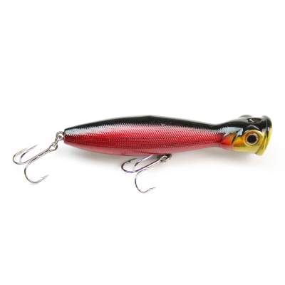 Viper Pro Scary Popp 10,00cm Dark Cherry Towater Popper 10cm - Dark Cherry - 18g - 1Stück