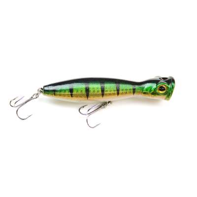 Viper Pro Scary Popp 10,00cm Green Perch, 10cm - Green Perch - 18g - 1Stück