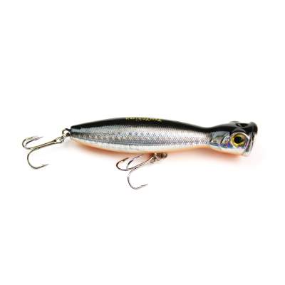 Viper Pro Scary Popp 10,00cm Silver Black Minnow 10cm - Silver Black Minnow - 18g - 1Stück