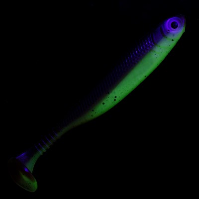 Seika Pro Speed Shad Gummifisch 13,0cm - UV Green Shad - 1 Stück