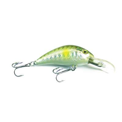 Viper Pro Big Humpy 4,00cm Silver Green Minnow Mini Crankbait 4cm - Silver Green Minnow - 4g - 1Stück