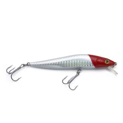 Viper Pro Flanker Sr. 10,00cm Red Head Silver, 10cm - Red Head Silver - 12g - 1Stück