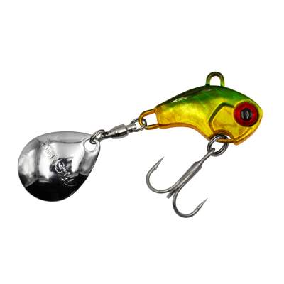 Senshu Tetracup Jig Spinner 10g - firetiger - 65mm - Hakengröße 6