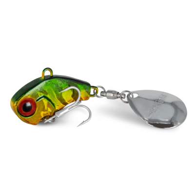 Senshu Tetracup Jig Spinner 10g - firetiger - 65mm - Hakengröße 6