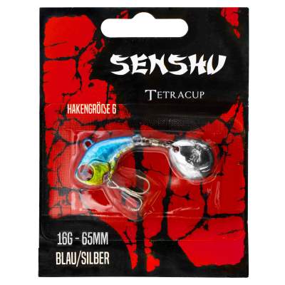 Senshu Tetracup, 16g - blau /silber - 65mm - Hakengröße 6