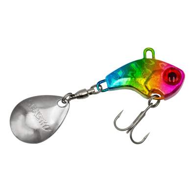 Senshu Tetracup Jig Spinner 16g - pink/gelb/blau - 65mm - Hakengröße 6