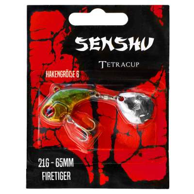 Senshu Tetracup, 21g - firetiger - 65mm - Hakengröße 6