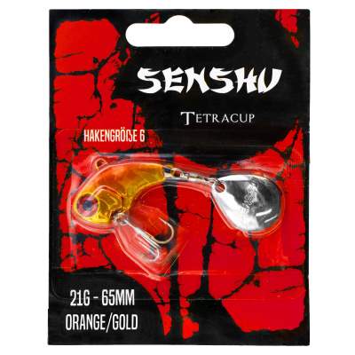 Senshu Tetracup, 21g - orange/gold - 65mm - Hakengröße 6