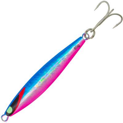 Team Deep Sea Super Glow High Tech Pilker Pilker 80g - Blau/Pink/Glow - 1 Stück