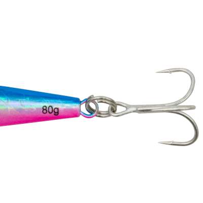 Team Deep Sea Super Glow High Tech Pilker, 80g - Blau/Pink/Glow - 1 Stück