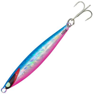 Team Deep Sea Super Glow High Tech Pilker, 100g - Blau/Pink/Glow - 1 Stück