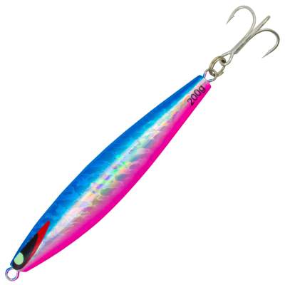 Team Deep Sea Super Glow High Tech Pilker Pilker 200g - Blau/Pink/Glow - 1 Stück