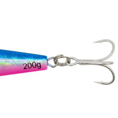 Team Deep Sea Super Glow High Tech Pilker Pilker 200g - Blau/Pink/Glow - 1 Stück