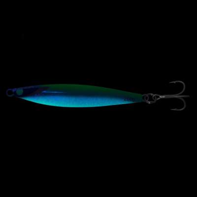 Team Deep Sea Super Glow High Tech Pilker Pilker 200g - Blau/Grün/Glow - 1 Stück