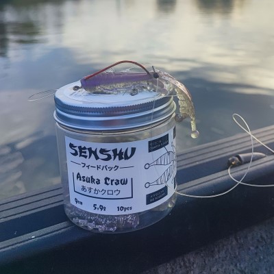 Senshu Asuka Craw Creaturebait 9cm - Motoroil - 5,9g - 10 Stück