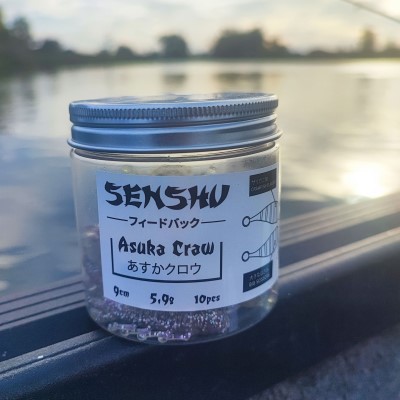 Senshu Asuka Craw Creaturebait 9cm - Black Cinnamon - 5,9g - 10 Stück