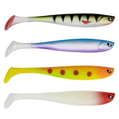 Senshu OG Shad Gummifisch 12,5cm - Lime Perch - 10g - 1 Stück