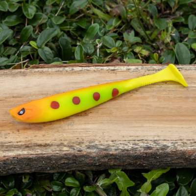 Senshu OG Shad Gummifisch 12,5cm - Neon Salmon - 10g - 1 Stück