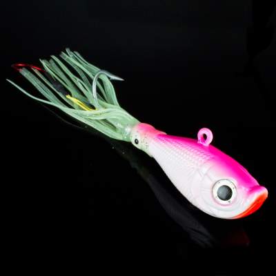 Team Deep Sea Flatter Jig Pilker 225g - Pink - 1 Stück