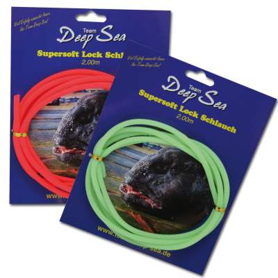 Team Deep Sea Supersoft Lock Schlauch 2m 5mm schwarz 200cm - schwarz - 5mm - 1Stück