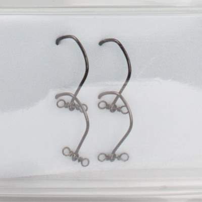VMC 7119SS Spinshot Drop Shot Hook 4 black nickel - Gr.4 - 5Stück