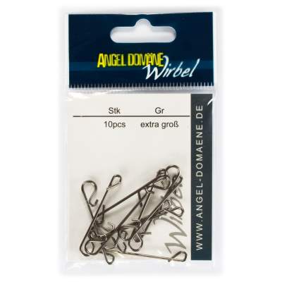 Angel Domäne Knotless No Knot Connector (Knotenloser Schnurverbinder) 10 Stück extra groß,