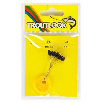 Troutlook Forellen Sbirolino Stopper Olive Gr. XXL - 10 Stück