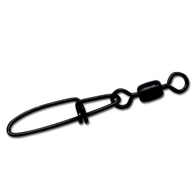 Berkley Wirbel mit Cross-Lock Snap 3, - black - Gr.3 - TK100lbs - 3Stück