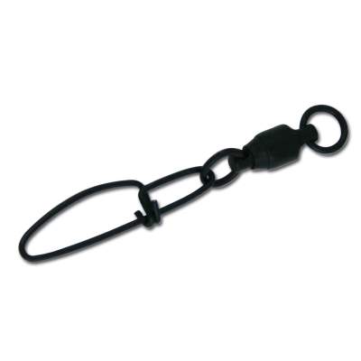Berkley Kugellagerwirbel mit Cross-Lock Snap 2 black - Gr.2 - TK25lbs - 3Stück
