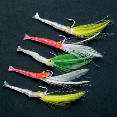 Shakespeare Meeresvorfach Salt XT Sea Lure Rig Multi Shrimp Lure, Gr.4 - TK30lb