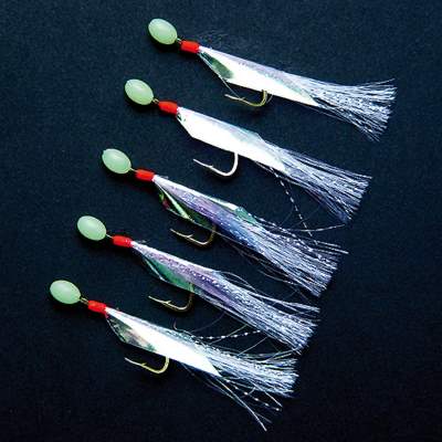 Shakespeare Meeresvorfach Salt XT Sea Lure Lumiflash Lure Medium Gr.1/0 - TK60lb - 5Stück