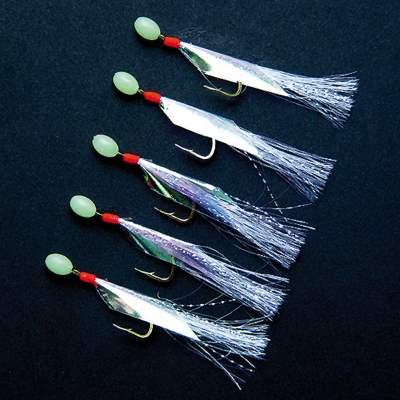 Shakespeare Meeresvorfach Salt XT Sea Lure Lumiflash Lure Medium, - Gr.1/0 - TK60lb - 5Stück