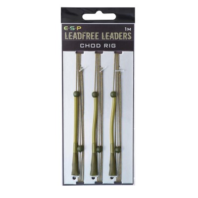 Drennan ESP Leadfree Leaders Chod Rig 1m - green - 3 Stück