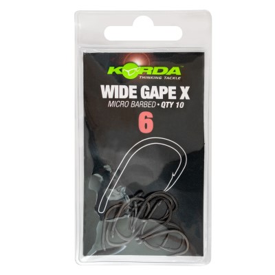 Korda Wide Gape X 6, Gr.6 - 10Stück