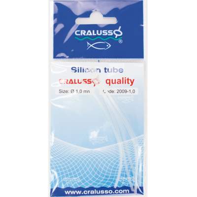 Cralusso Silicon Tube 10 1,0mm - 5Stück