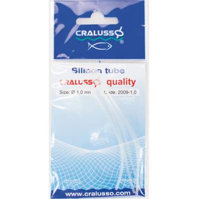 Cralusso Silicon Tube 10, 1,0mm - 5Stück