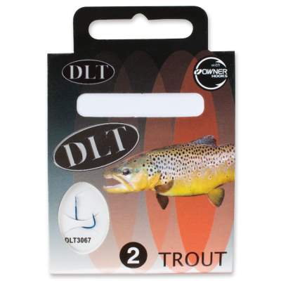 DLT Gebundene Owner Vorfachhaken Trout 1 Gr. 6, Gr.6 - 0,18mm - 10Stück