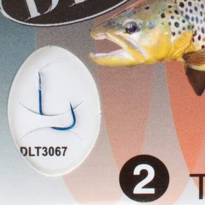 DLT Gebundene Owner Vorfachhaken Trout 1 Gr. 6 Gr.6 - 0,18mm - 10Stück