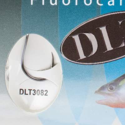 DLT Fluorocarbon gebundene Owner Dropshot Mosquito Haken Gr. 1/0 Gr. 1/0 - 0,35mm - 5 Stück