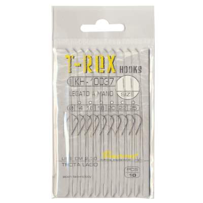 TFT T-REX Haken Teig Vorfachhaken Gr.4 / 0,20mm- gelb 2,3m - Gr.4 - 0,2mm - 10Stück