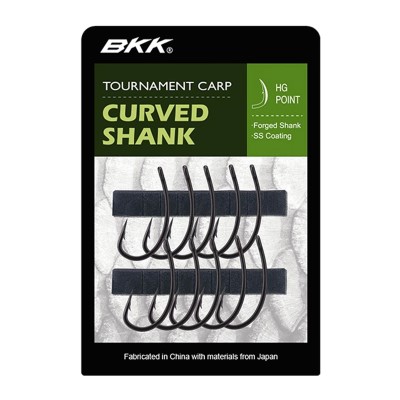 BKK Curved Shank Forged Shank SS Coating - 10Stück - Gr.4