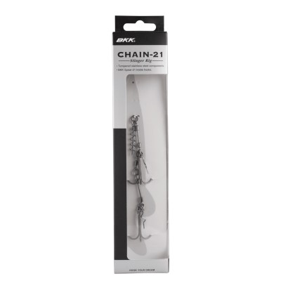 BKK Chain-21 Stinger Rig - Superslide - Gr.2/0# - 1Stück