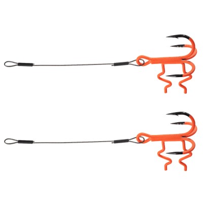 BKK Assist Spear Stinger - 7x7 Wire (Zander) UVO - Angsthaken UVO - Gr.6 - 50mm - 6,9kg - 2Stück
