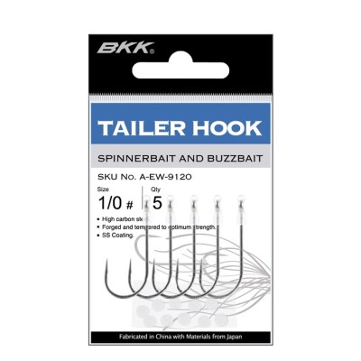 BKK Trailer Hook Einzelhaken Ultra Antirust - 5Stück - Gr.1/0