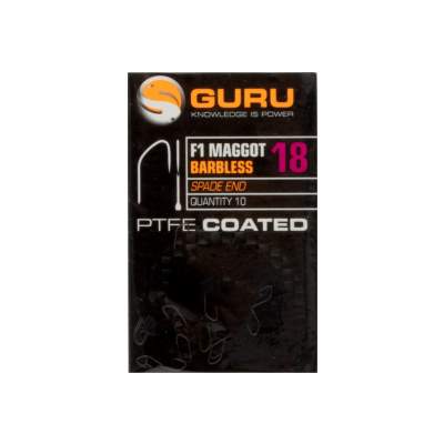 Guru F1 Maggot Hook, Gr.18 - 10Stück