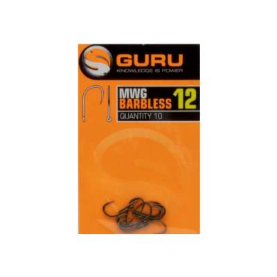 Guru MWG Hook Barbless, Gr.12 - 10Stück