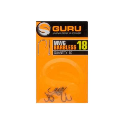 Guru MWG Hook Barbless, Gr.18 - 10Stück