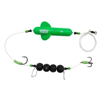 MADCAT Screaming Profi River Rig Dead Bait - Wallervorfach 40g - Gr.2/0 + 8/0 - Gr.M - TK100lb