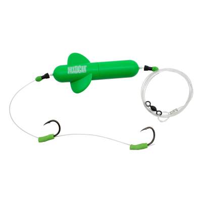 MADCAT Screaming Basic River Rig Worm & Squid Wallervorfach 60g - Gr.10/0 + 10/0 - Gr.L - TK100lb