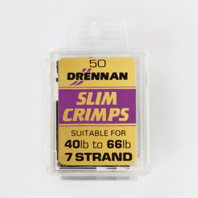 Drennan Slim Crimps Quetschhülsen 40-66, 40-66lb - 50Stück